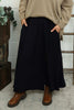 Kyra Needlecord Skirt Black