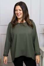 Tarina Cotton Top Khaki Khaki - Tarina Cotton Top Khaki