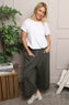 Jaye Pocket Cotton Trousers Khaki