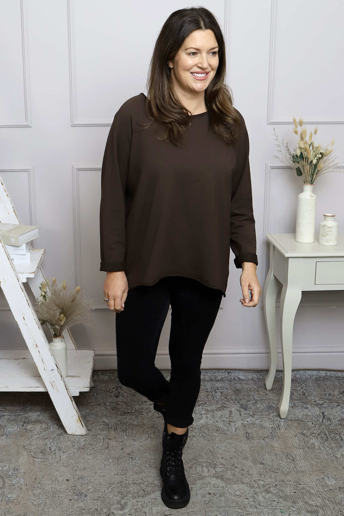 Tarina Cotton Top Cocoa