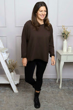 Tarina Cotton Top Cocoa Cocoa - Tarina Cotton Top Cocoa