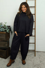 Venetia Trousers Black Black - Venetia Trousers Black