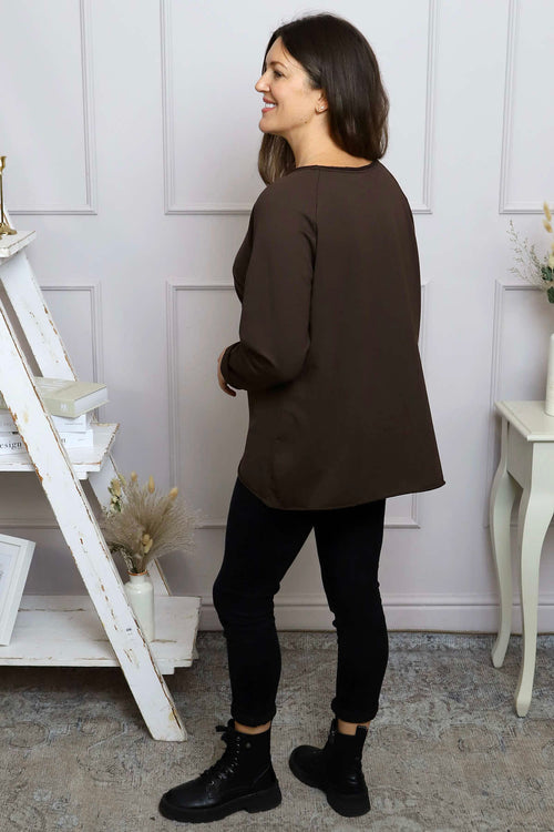 Tarina Cotton Top Cocoa - Image 4