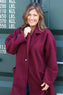 Brynne Boucle Jacket Wine