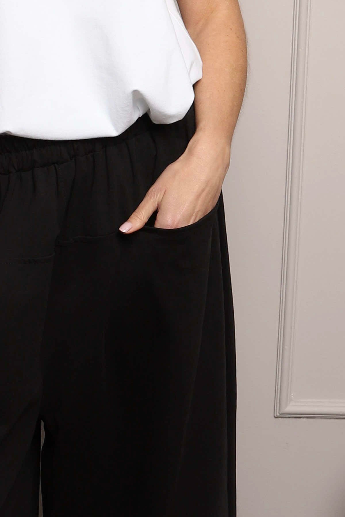 Jaye Pocket Cotton Trousers Navy