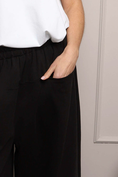 Jaye Pocket Cotton Trousers Navy - Image 2