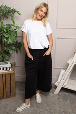 Jaye Pocket Cotton Trousers Navy Navy - Jaye Pocket Cotton Trousers Navy