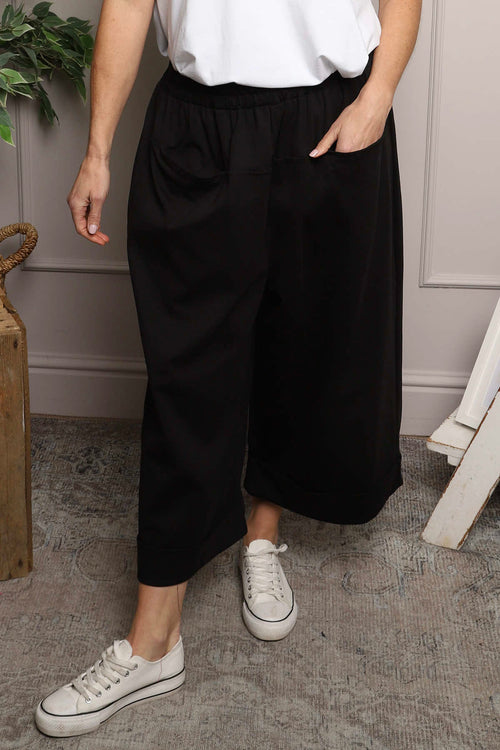 Jaye Pocket Cotton Trousers Navy - Image 3