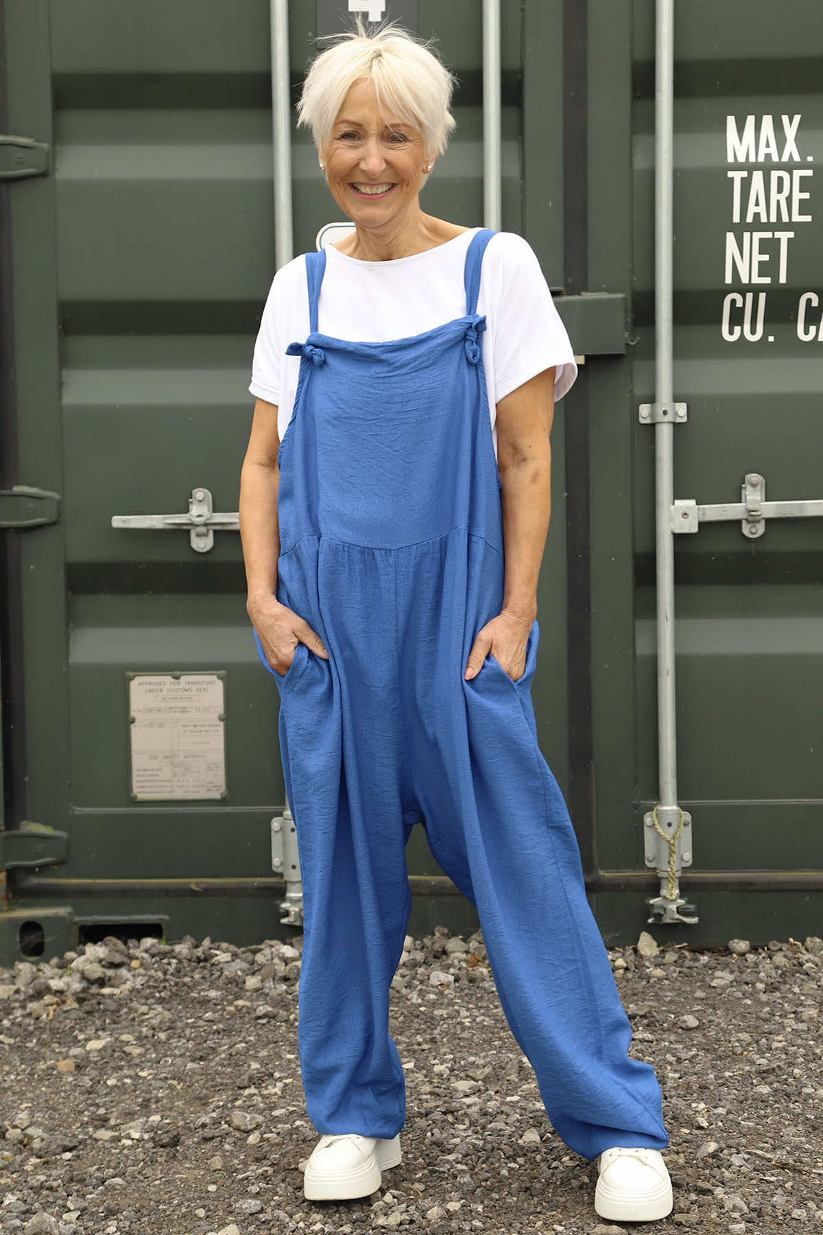 Cresswell Dungarees Cobalt