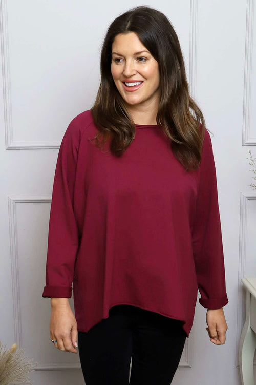 Tarina Cotton Top Wine - Image 3