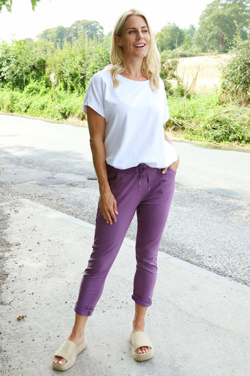 Yarwell Joggers Purple
