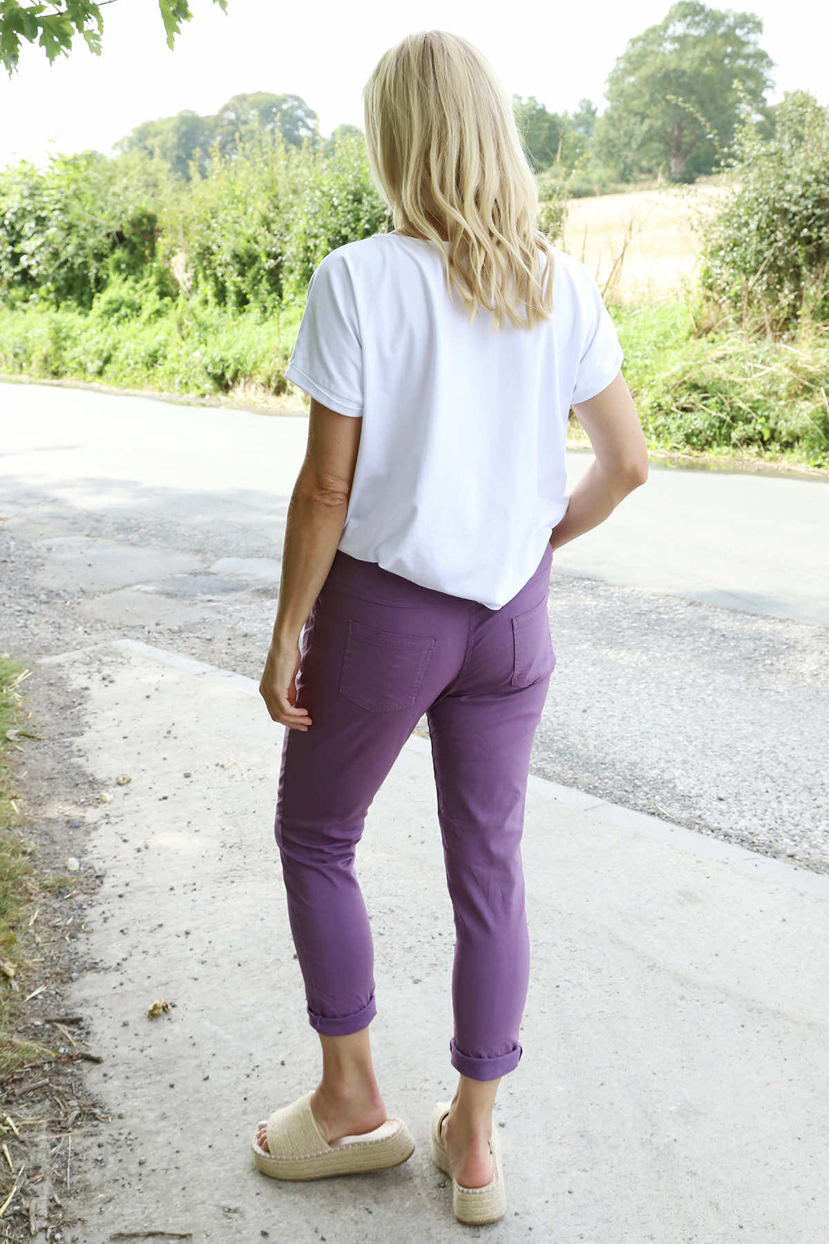Yarwell Joggers Purple