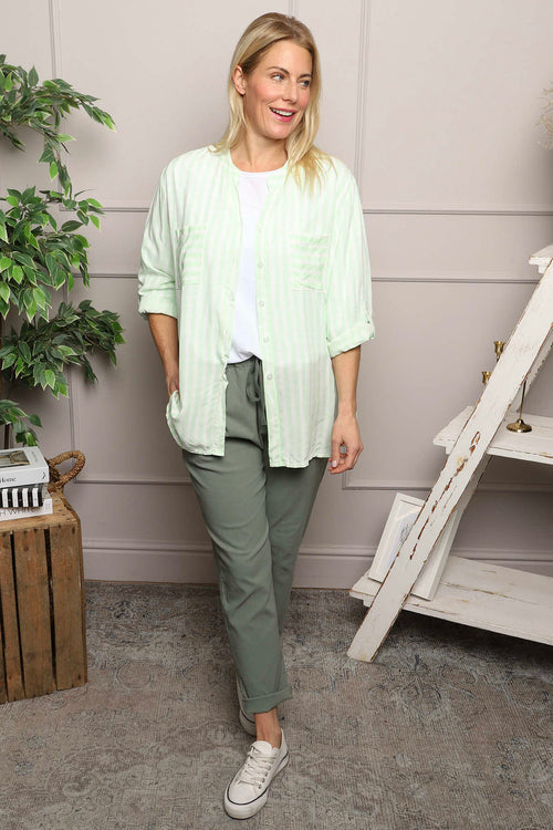 Joetta Trousers Khaki - Image 2