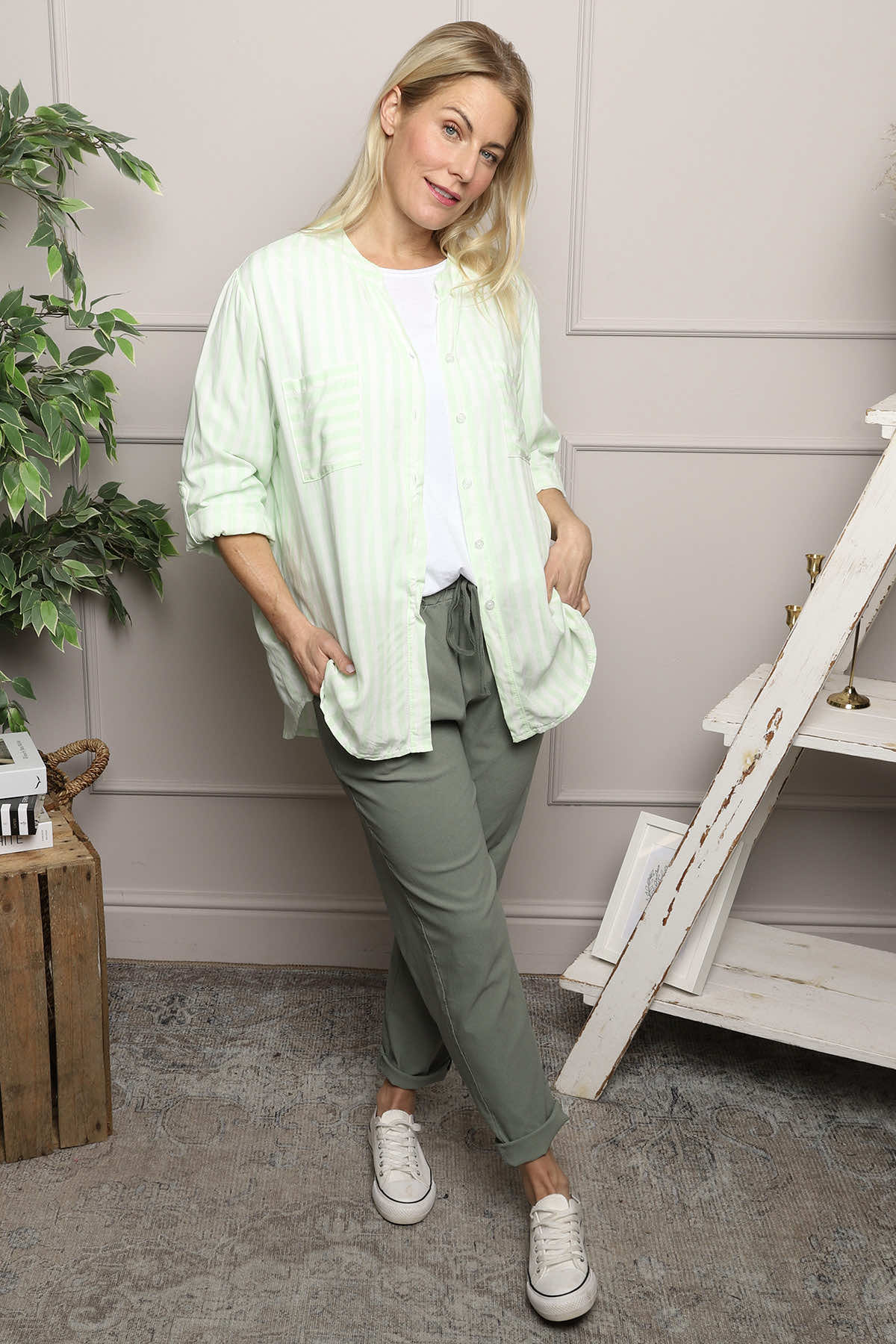 Joetta Trousers Khaki