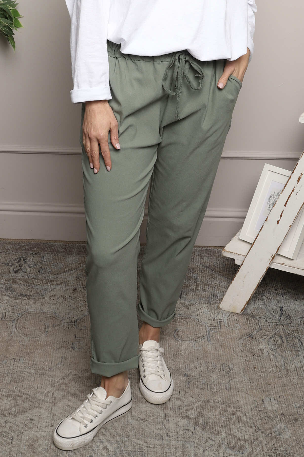 Joetta Trousers Khaki