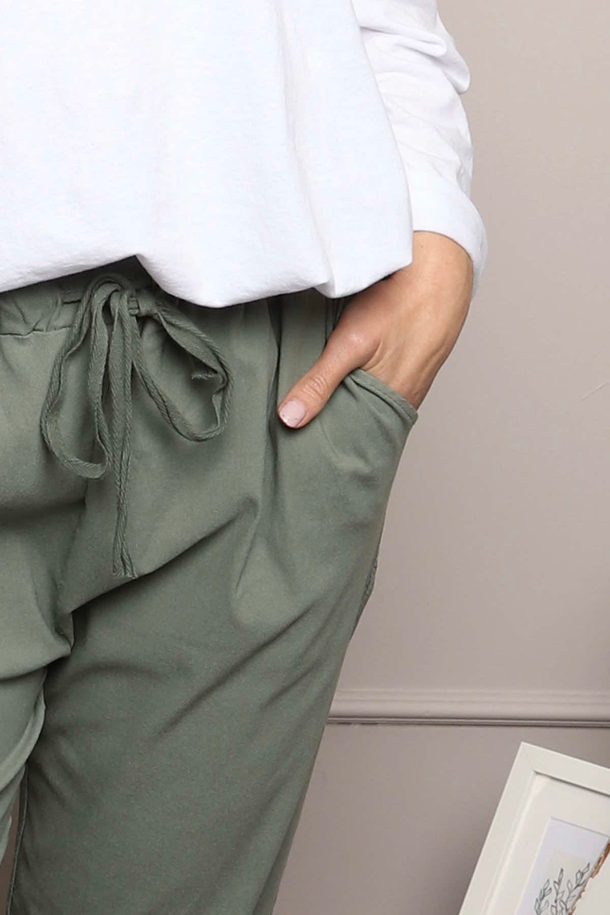 Joetta Trousers Khaki