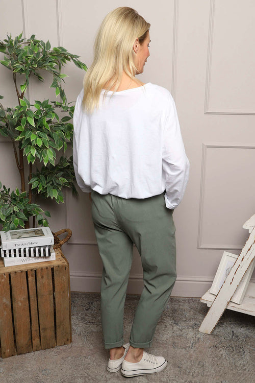 Joetta Trousers Khaki - Image 5
