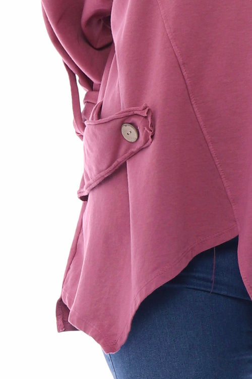 Sanda Jersey Cotton Sweatshirt Grape - Image 3
