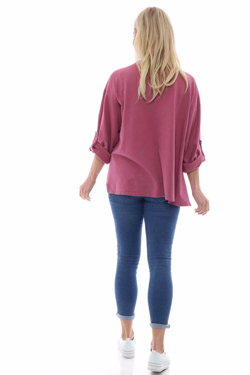 Sanda Jersey Cotton Sweatshirt Grape - Image 6