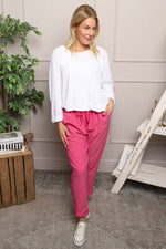 Joetta Trousers Fuchsia Fuchsia - Joetta Trousers Fuchsia
