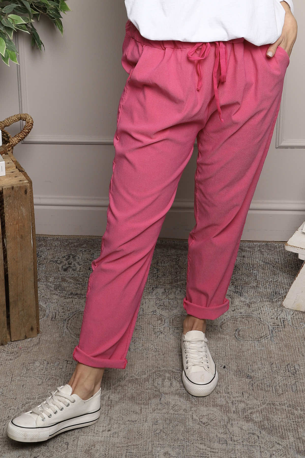 Joetta Trousers Fuchsia