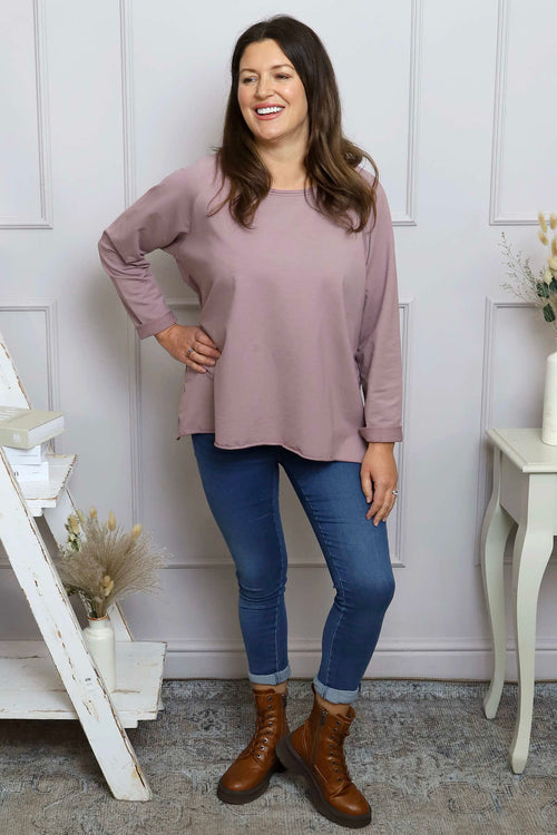 Tarina Cotton Top Mauve - Image 3