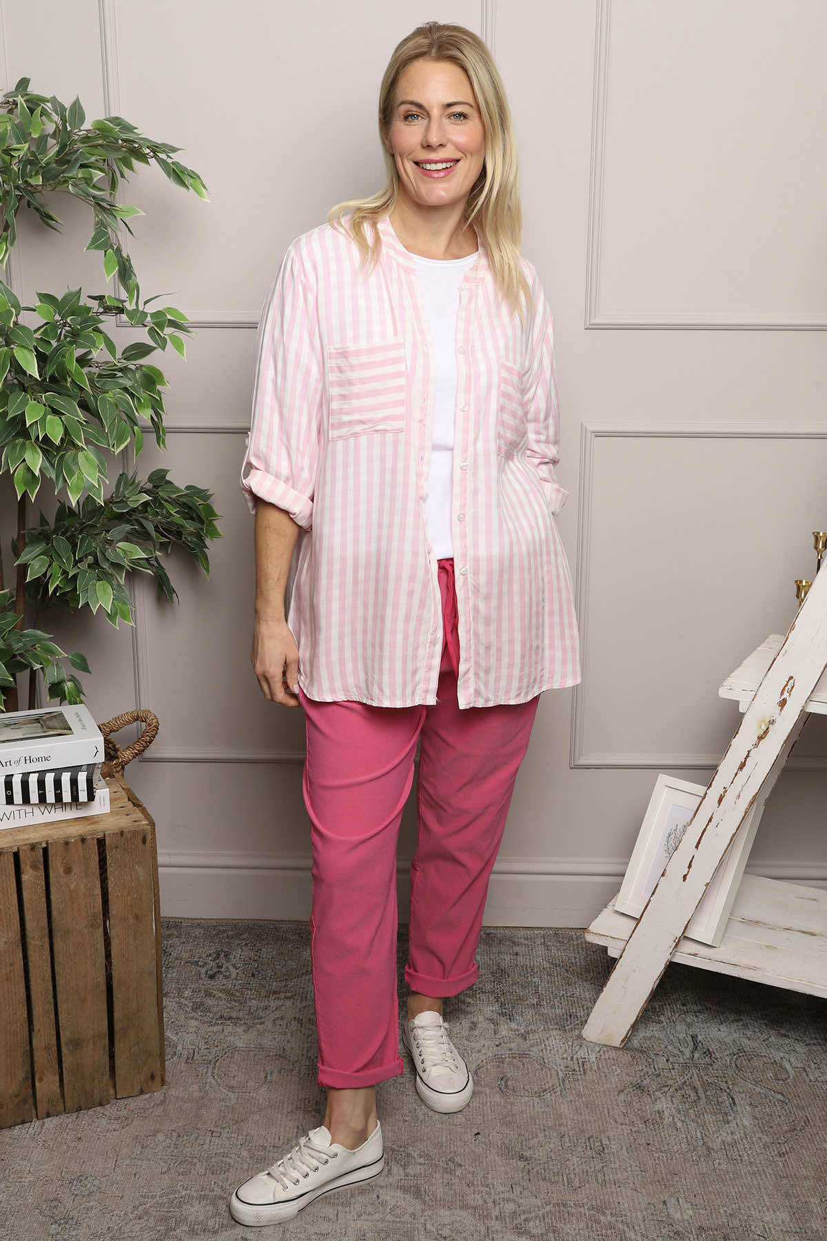 Joetta Trousers Fuchsia