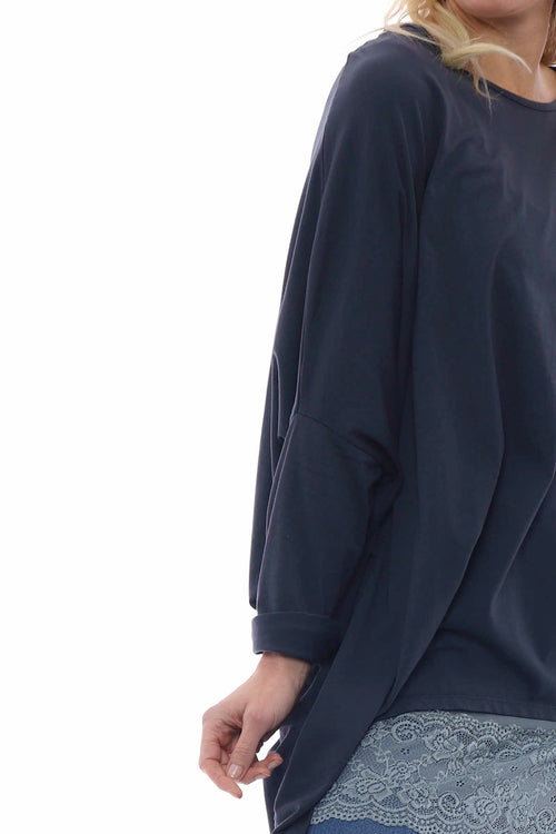 Slouch Jersey Top Charcoal - Image 4