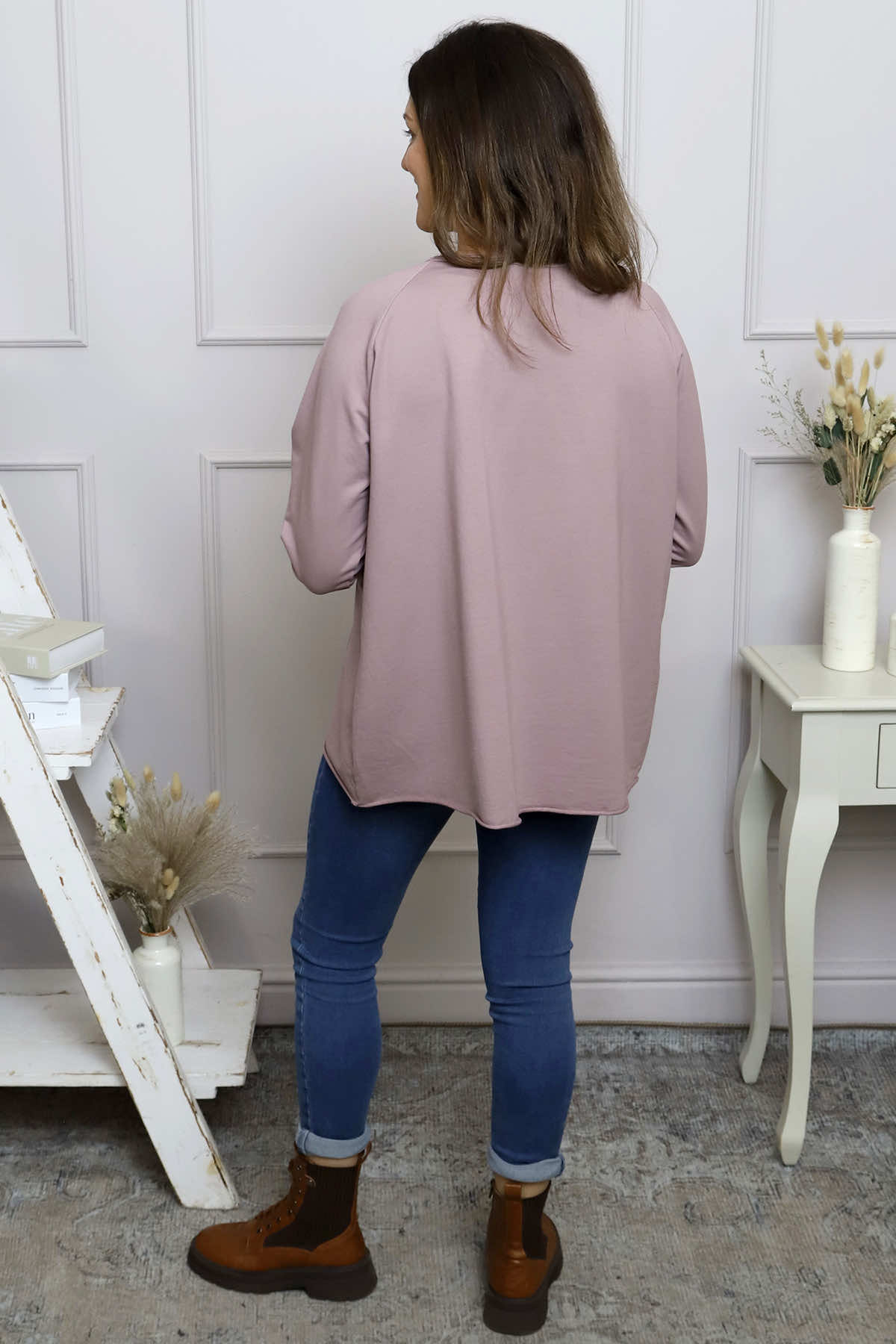 Tarina Cotton Top Mauve