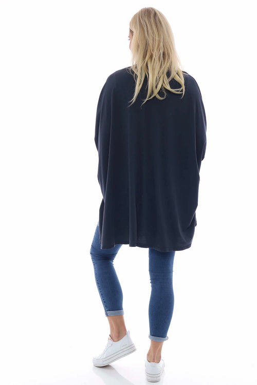 Slouch Jersey Top Charcoal - Image 6