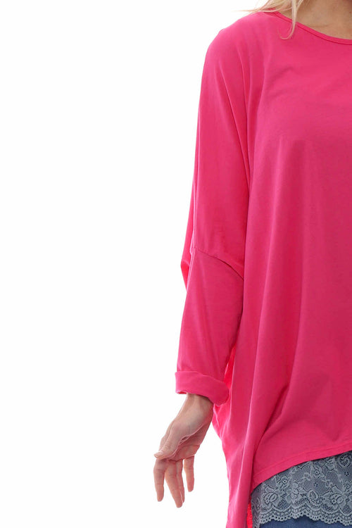 Slouch Jersey Top Fuchsia - Image 5
