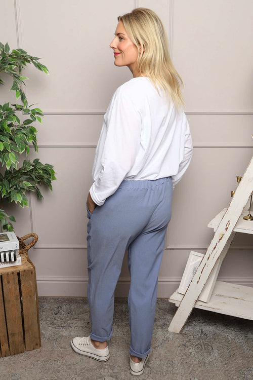 Joetta Trousers Blue - Image 4
