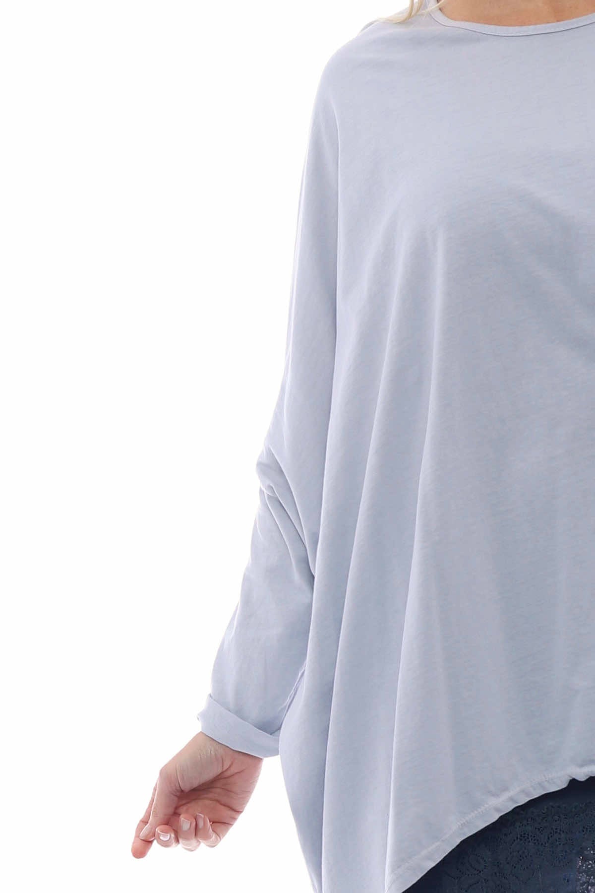 Slouch Jersey Top Grey