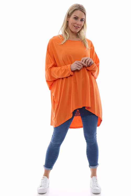 Slouch Jersey Top Orange - Image 1