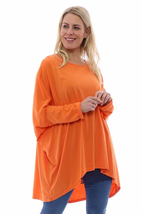 Slouch Jersey Top Orange - Image 3
