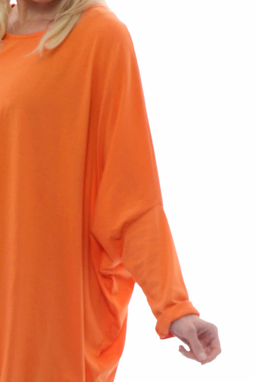 Slouch Jersey Top Orange - Image 5