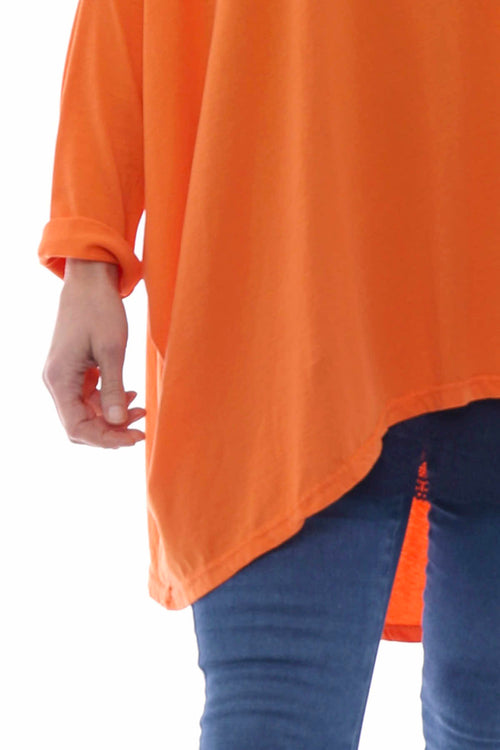 Slouch Jersey Top Orange - Image 7