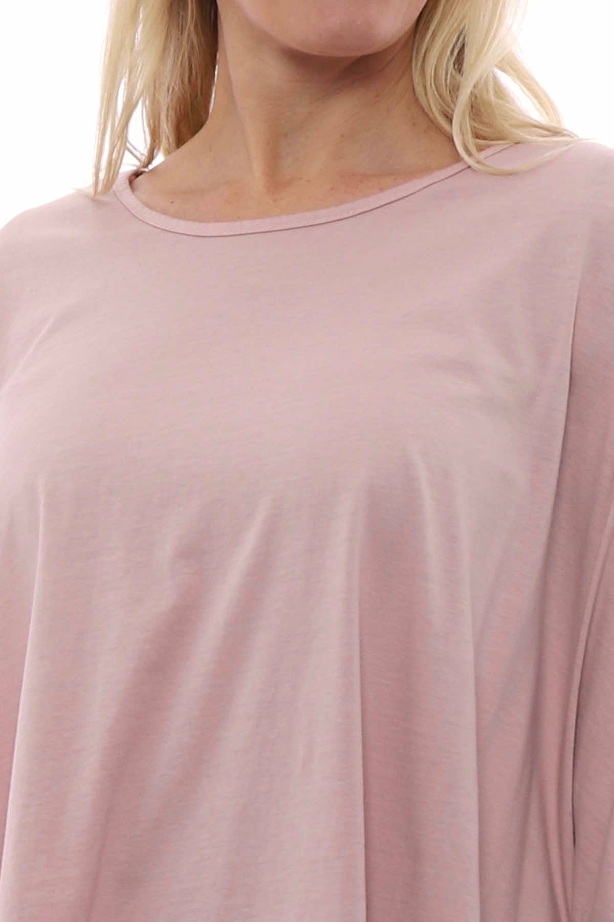 Slouch Jersey Top Pink
