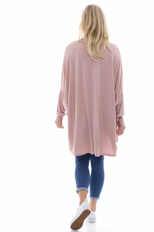 Slouch Jersey Top Pink - Image 8