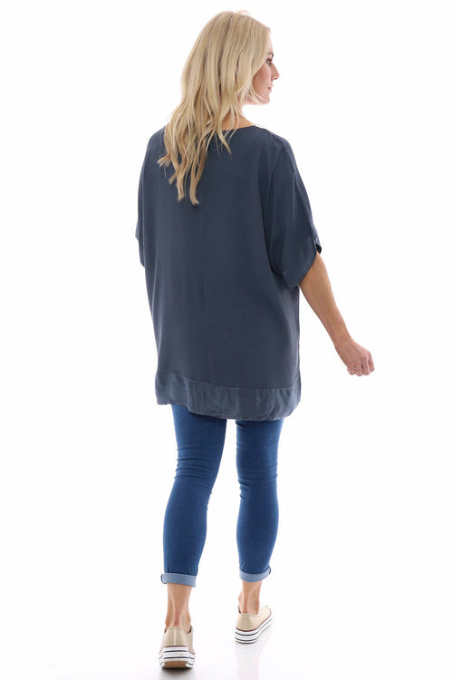 Sia V-Neck Top Charcoal - Image 6