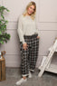 Kirri Check Trousers Black