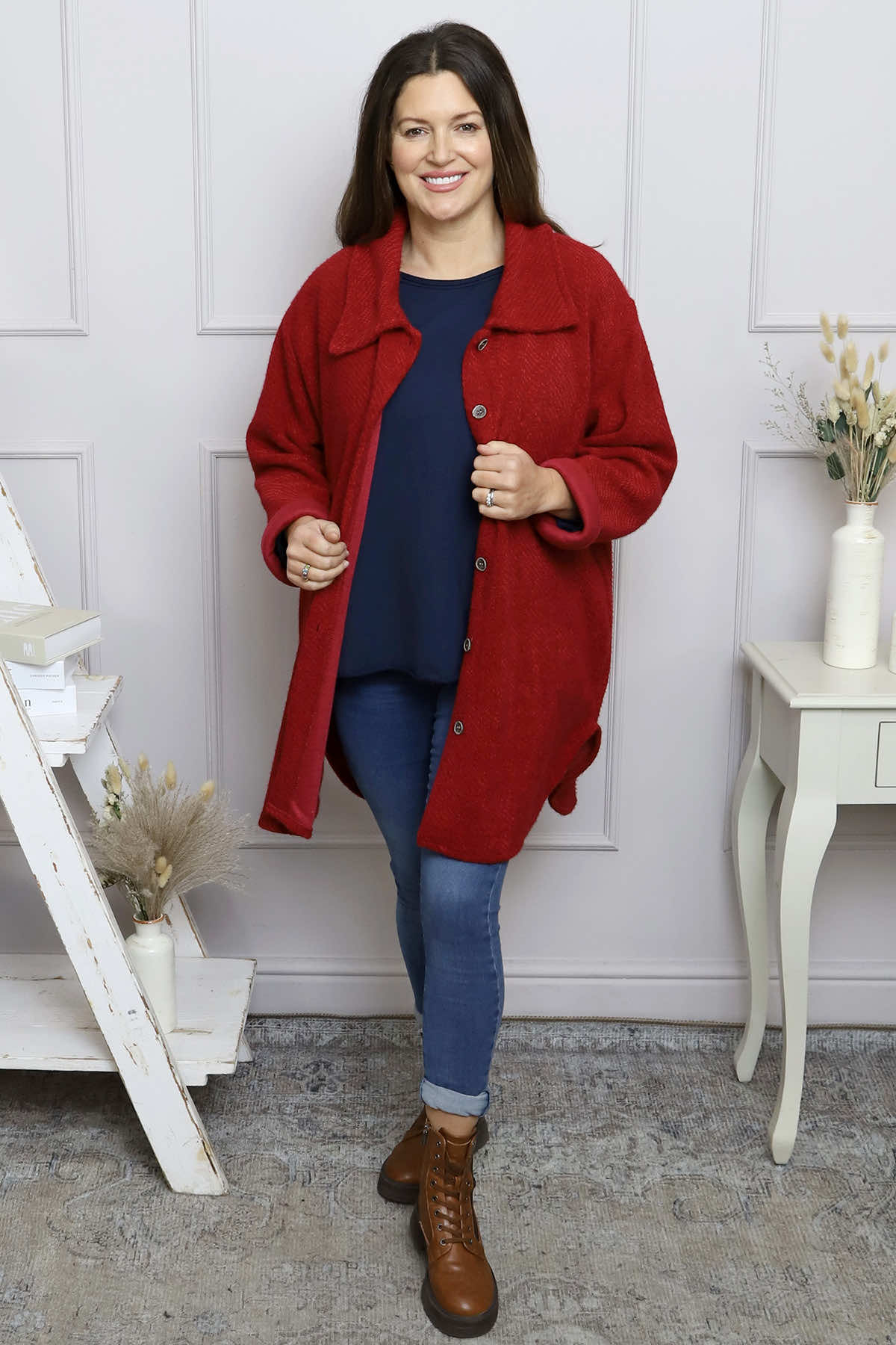 Tarina Cotton Top Navy