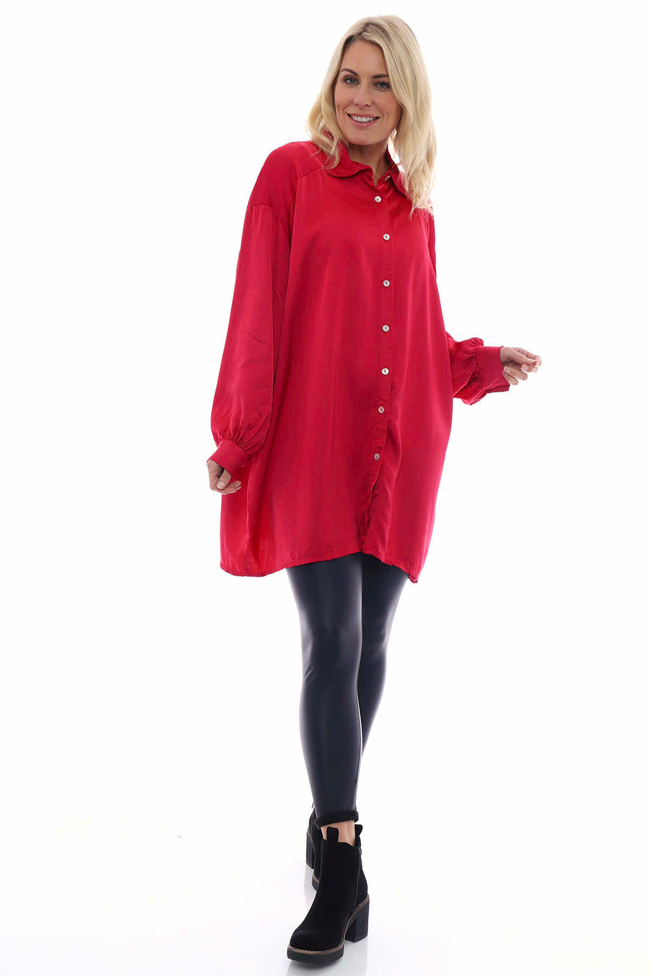 Rhodia Silky Shirt Hot Pink