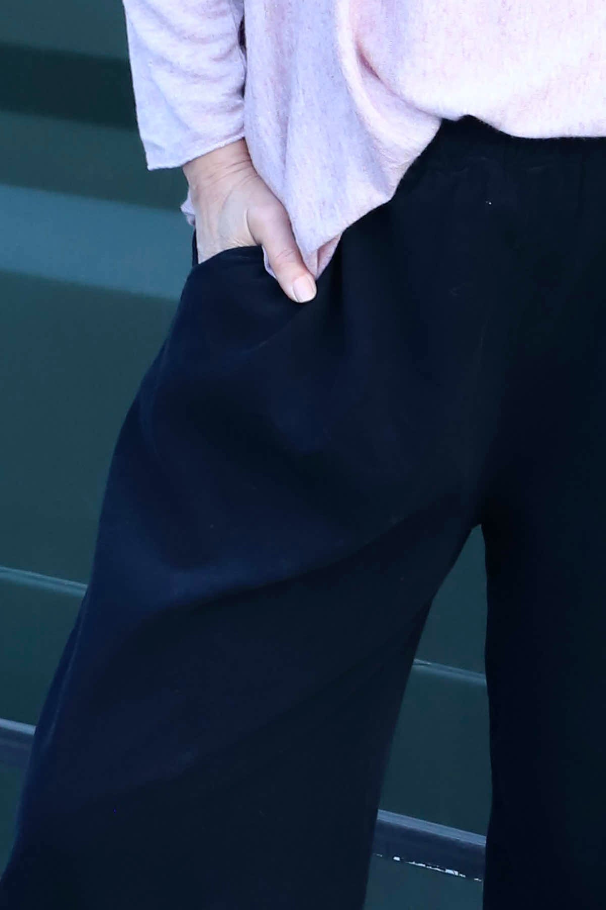 Maddie Needlecord Trousers Black