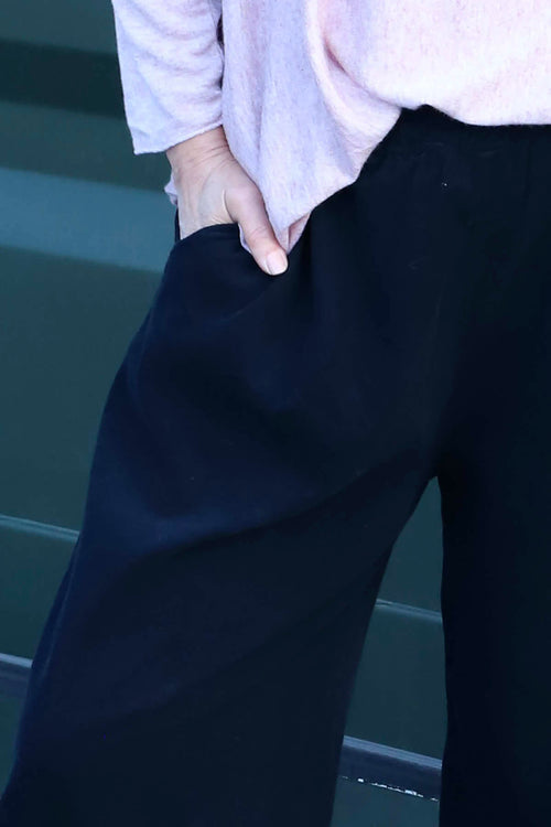 Maddie Needlecord Trousers Black - Image 3