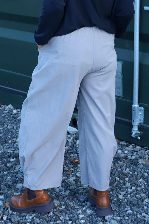 Maddie Needlecord Trousers Mocha - Image 4