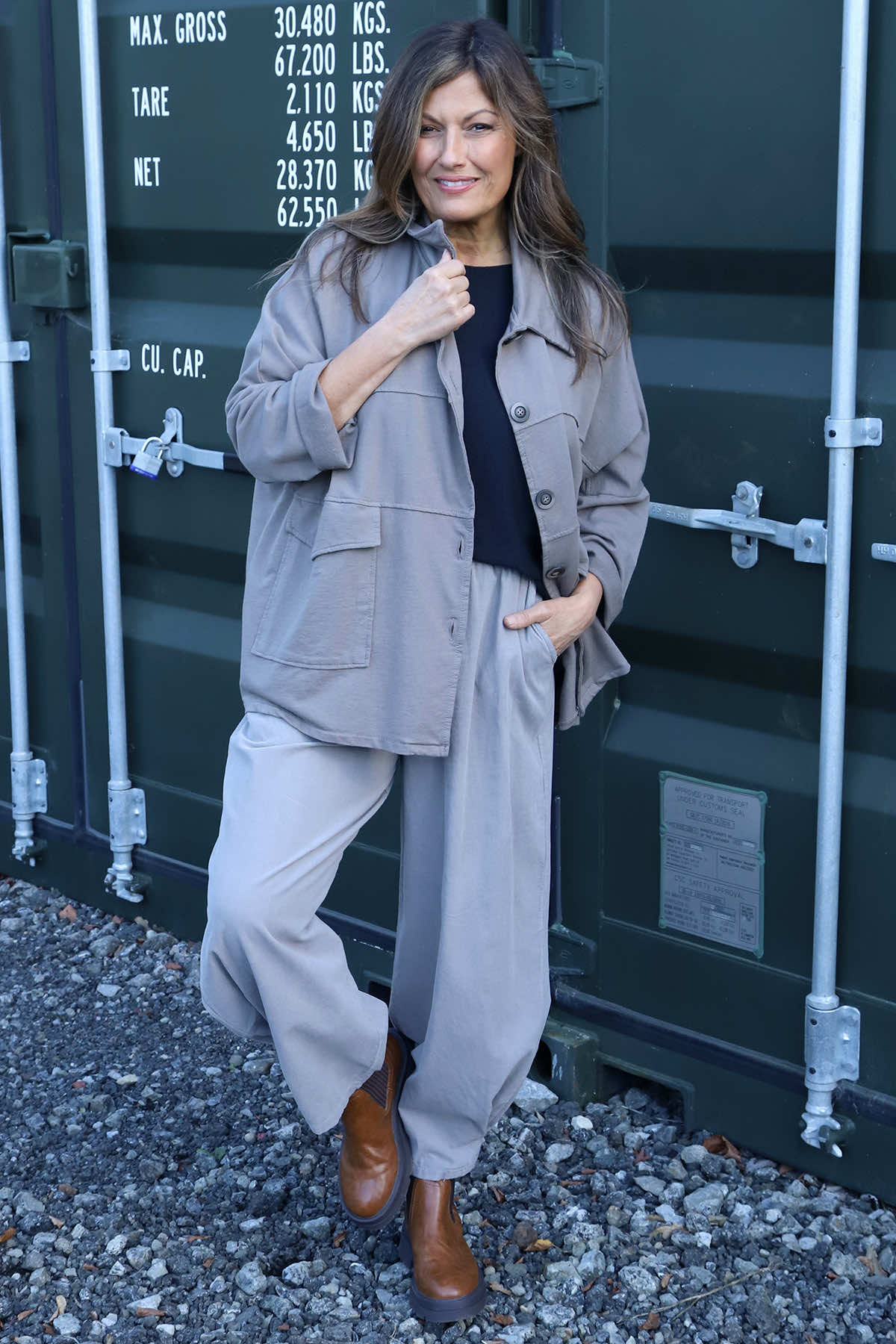 Elspeth Cotton Jacket Mocha