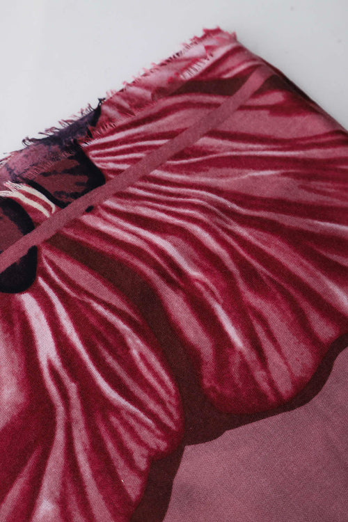 Darcey Scarf Wine - Image 4