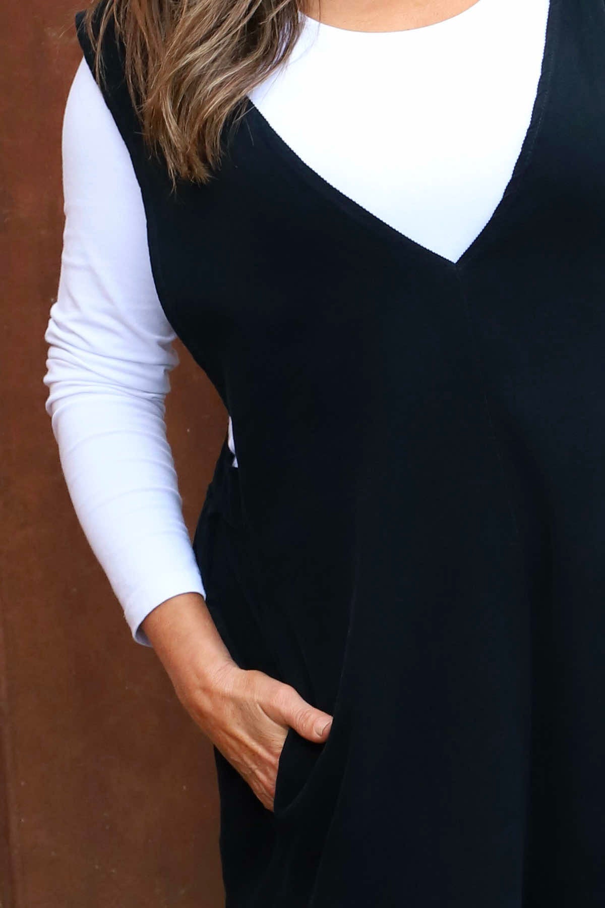 Alexia Needlecord Jumpsuit Black