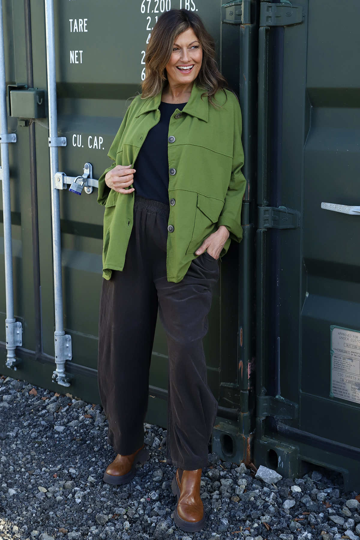 Elspeth Cotton Jacket Olive